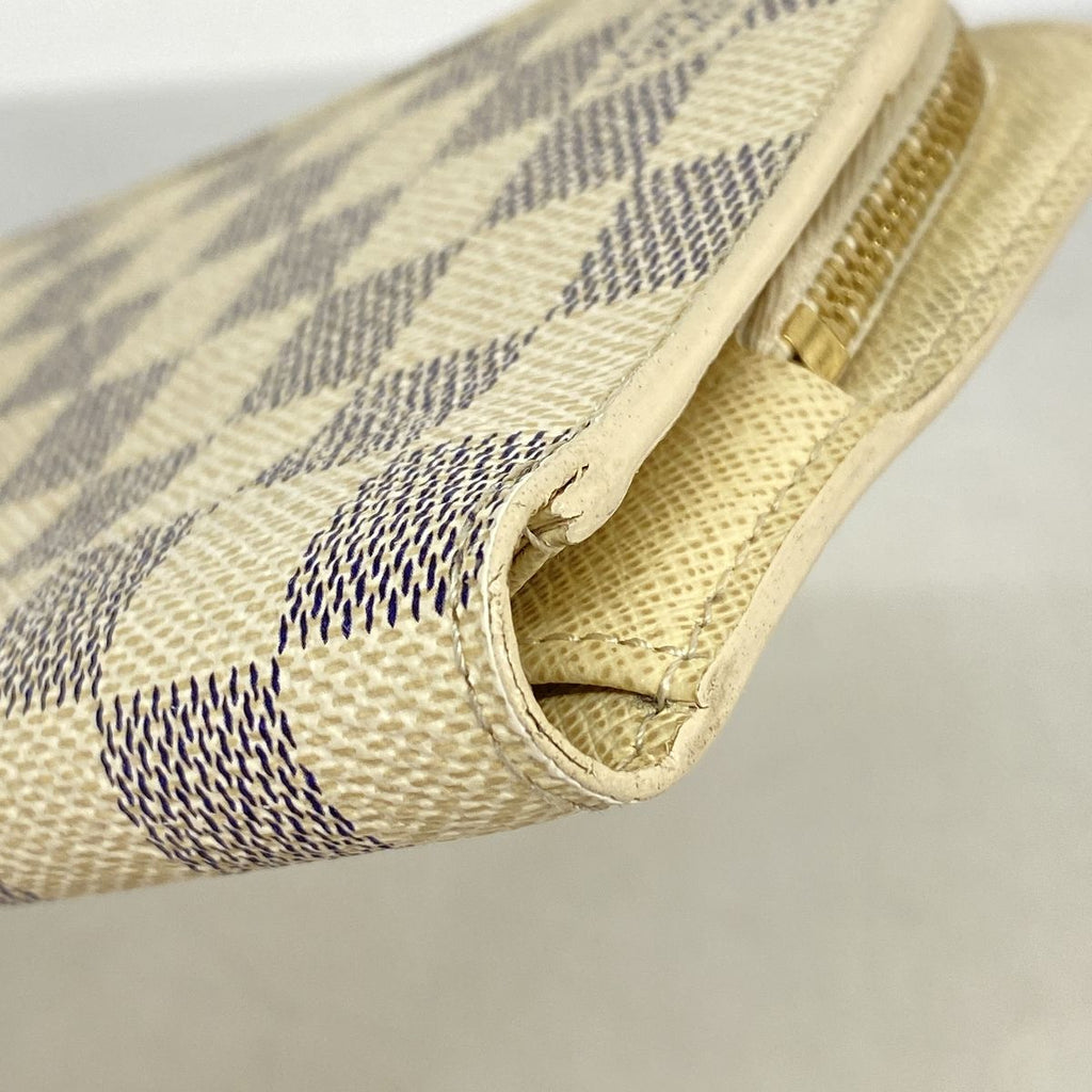 Louis Vuitton Wallet Damier Azur Portefeuille Insolit White — view 6