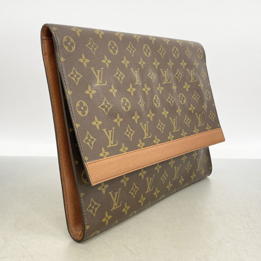 Louis Vuitton Clutch Monogram Porto Envelope Brown — view 2