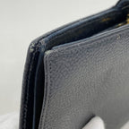 Chanel Wallet Caviar Leather Black Gold — view 5