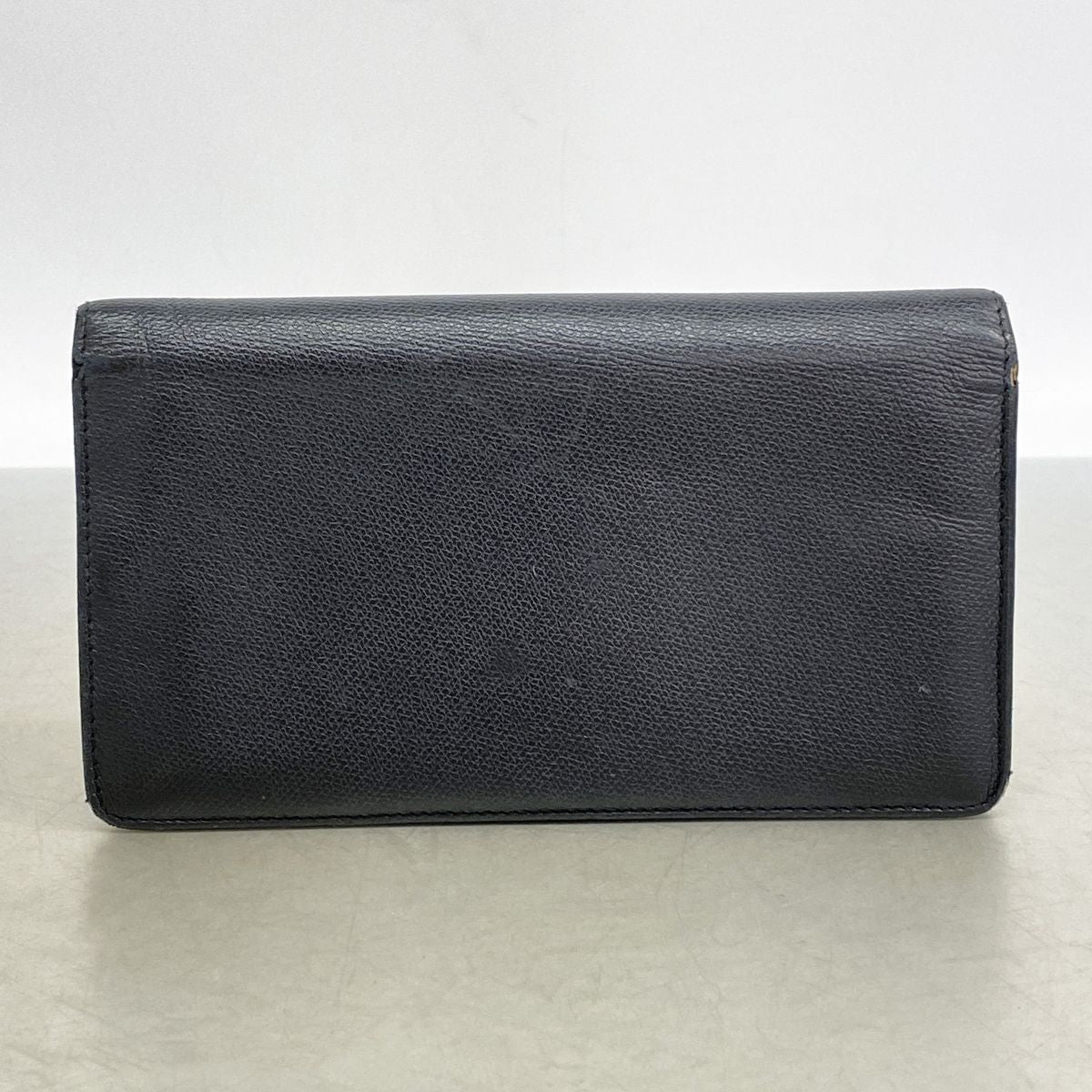 Chanel Wallet Coco Buttons Leather Black Gold — view 8