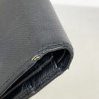 Chanel Wallet Coco Buttons Leather Black Gold — view 5