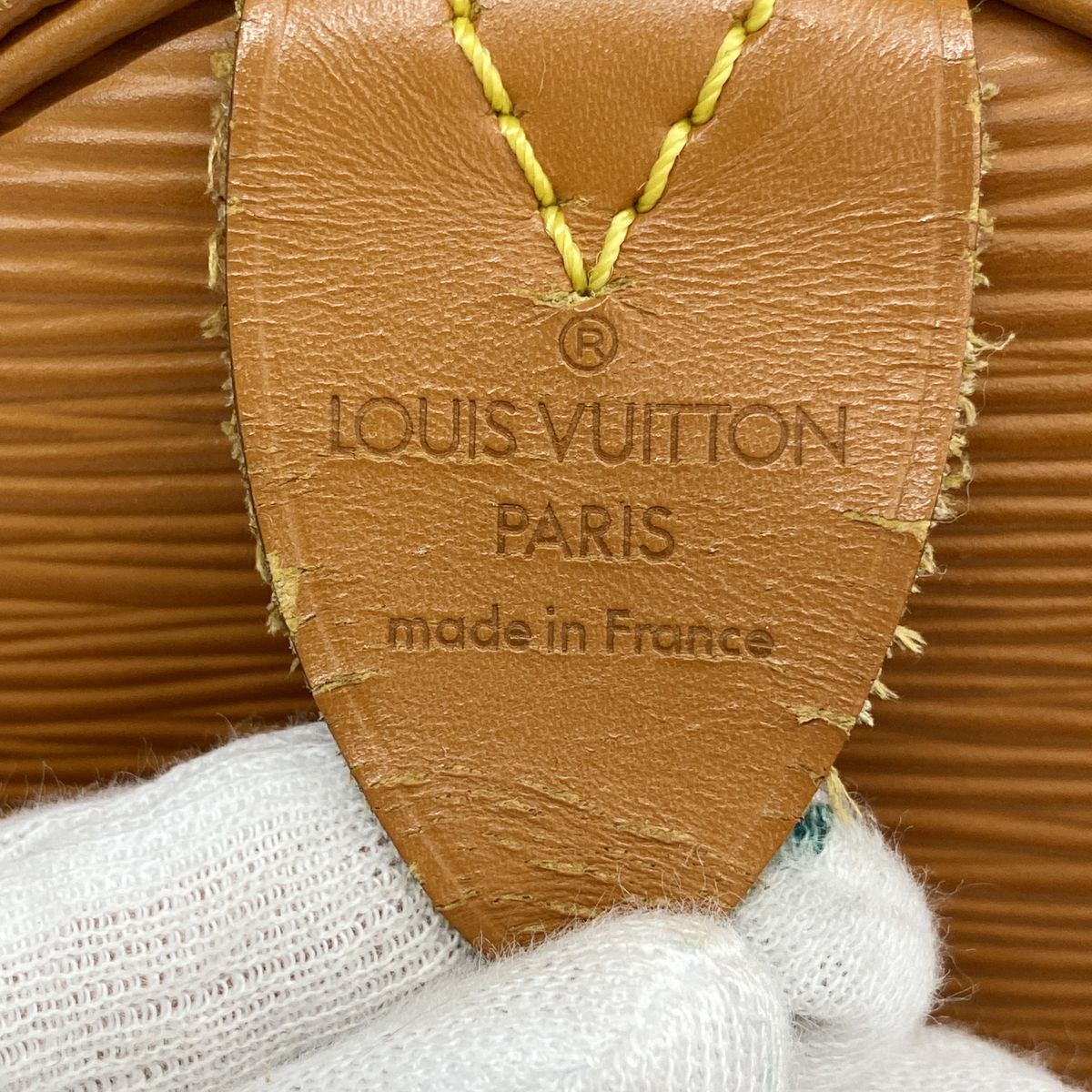 Louis Vuitton Boston Bag Epi Keepall 45 Cipango Gold — view 5
