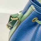 Louis Vuitton Shoulder Bag Epi Bicolor Noe Toledo Blue Borneo Green — view 8