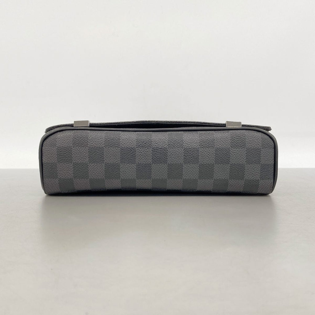 Louis Vuitton Shoulder Bag Damier Graphite LV Alps District Pmnm Black — view 3
