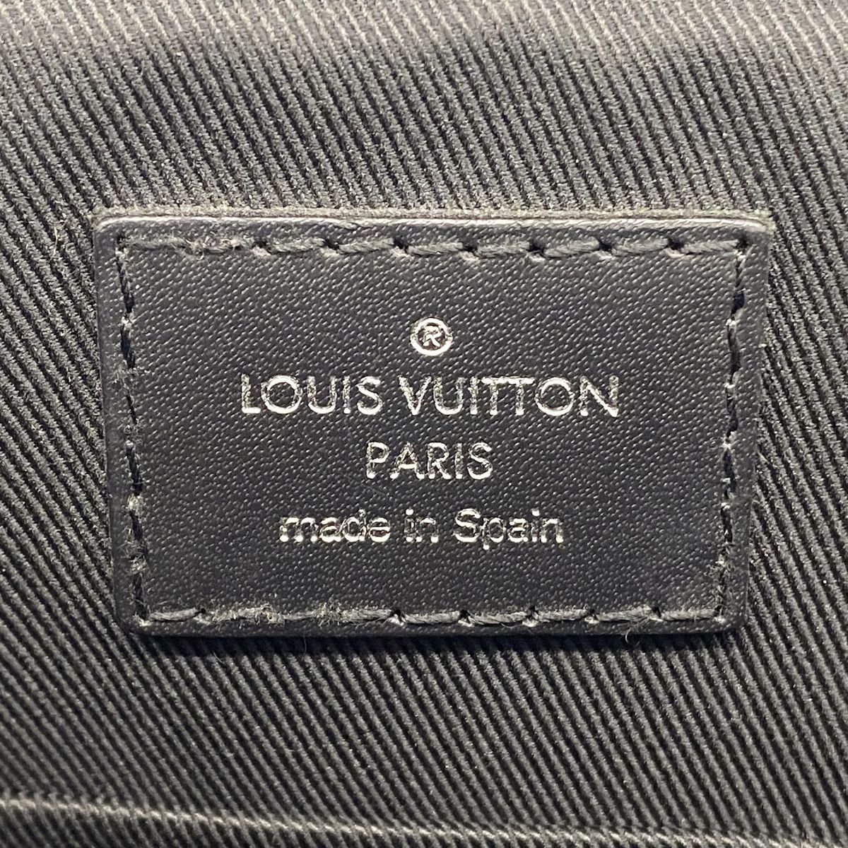 Louis Vuitton Shoulder Bag Damier Graphite LV Alps District Pmnm Black — view 5