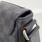 Louis Vuitton Shoulder Bag Damier Graphite LV Alps District Pmnm Black — view 7