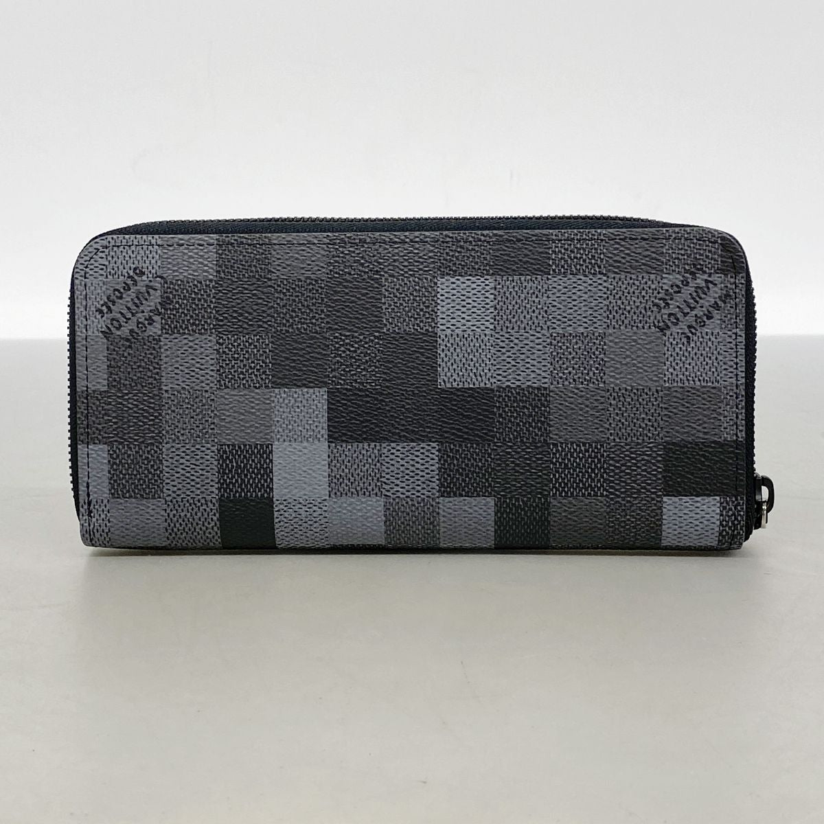 Louis Vuitton Wallet Damoflage Zippy Horizontal Black — view 7