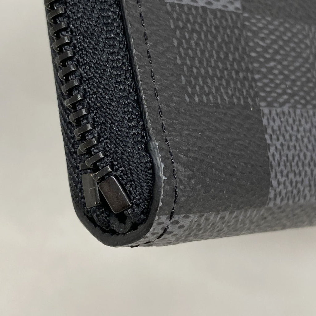 Louis Vuitton Wallet Damoflage Zippy Horizontal Black — view 5
