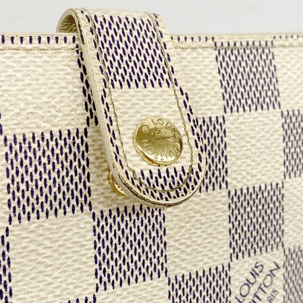 Louis Vuitton Wallet Damier Azur Portefeuille Viennois White — view 7