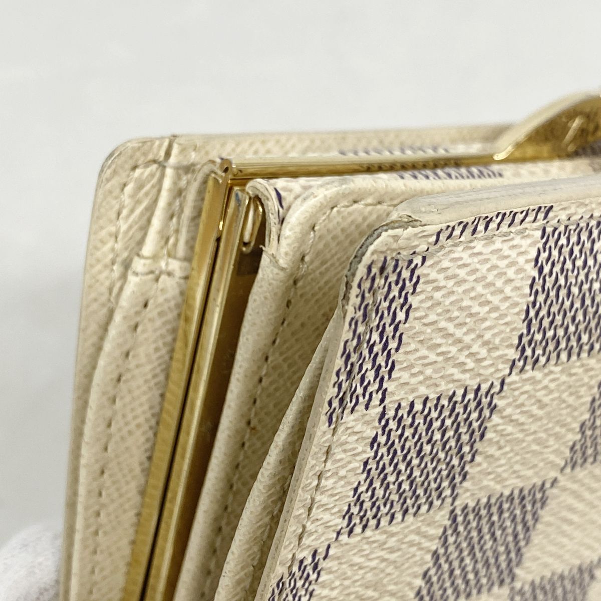 Louis Vuitton Wallet Damier Azur Portefeuille Viennois White — view 5