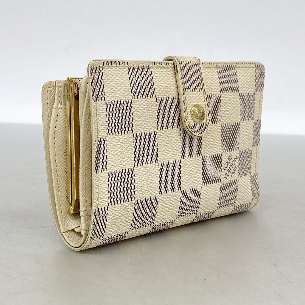 Louis Vuitton Wallet Damier Azur Portefeuille Viennois White — view 2