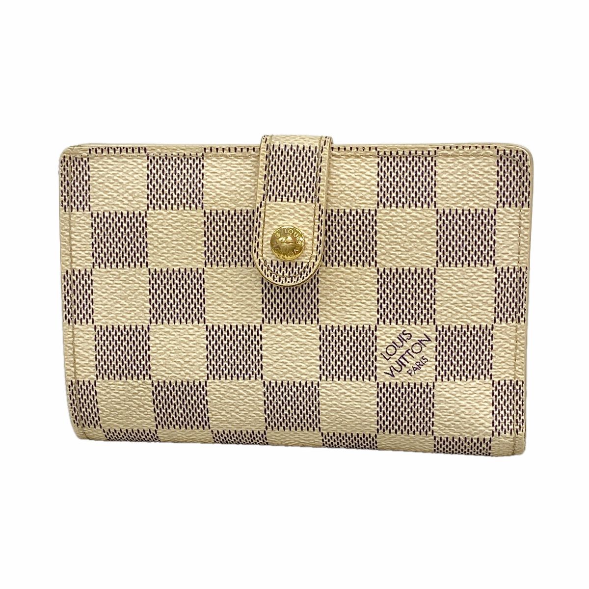 Louis Vuitton Wallet Damier Azur Portefeuille Viennois White