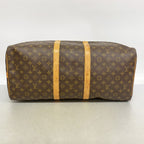 Louis Vuitton Boston Bag Monogram Keepall Bandouliere 55 Brown — view 3