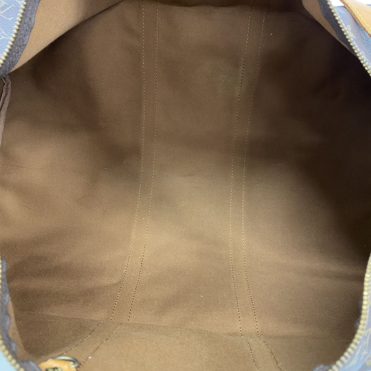 Louis Vuitton Boston Bag Monogram Keepall Bandouliere 55 Brown — view 4