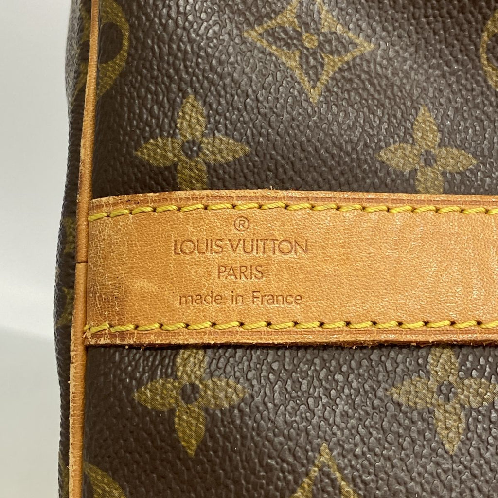 Louis Vuitton Boston Bag Monogram Keepall Bandouliere 55 Brown — view 5