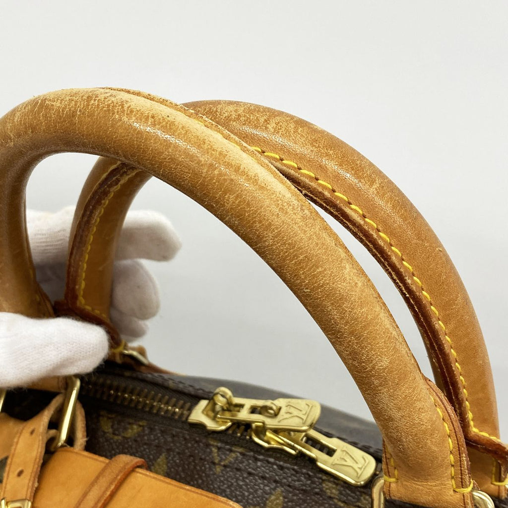 Louis Vuitton Boston Bag Monogram Keepall Bandouliere 55 Brown — view 7