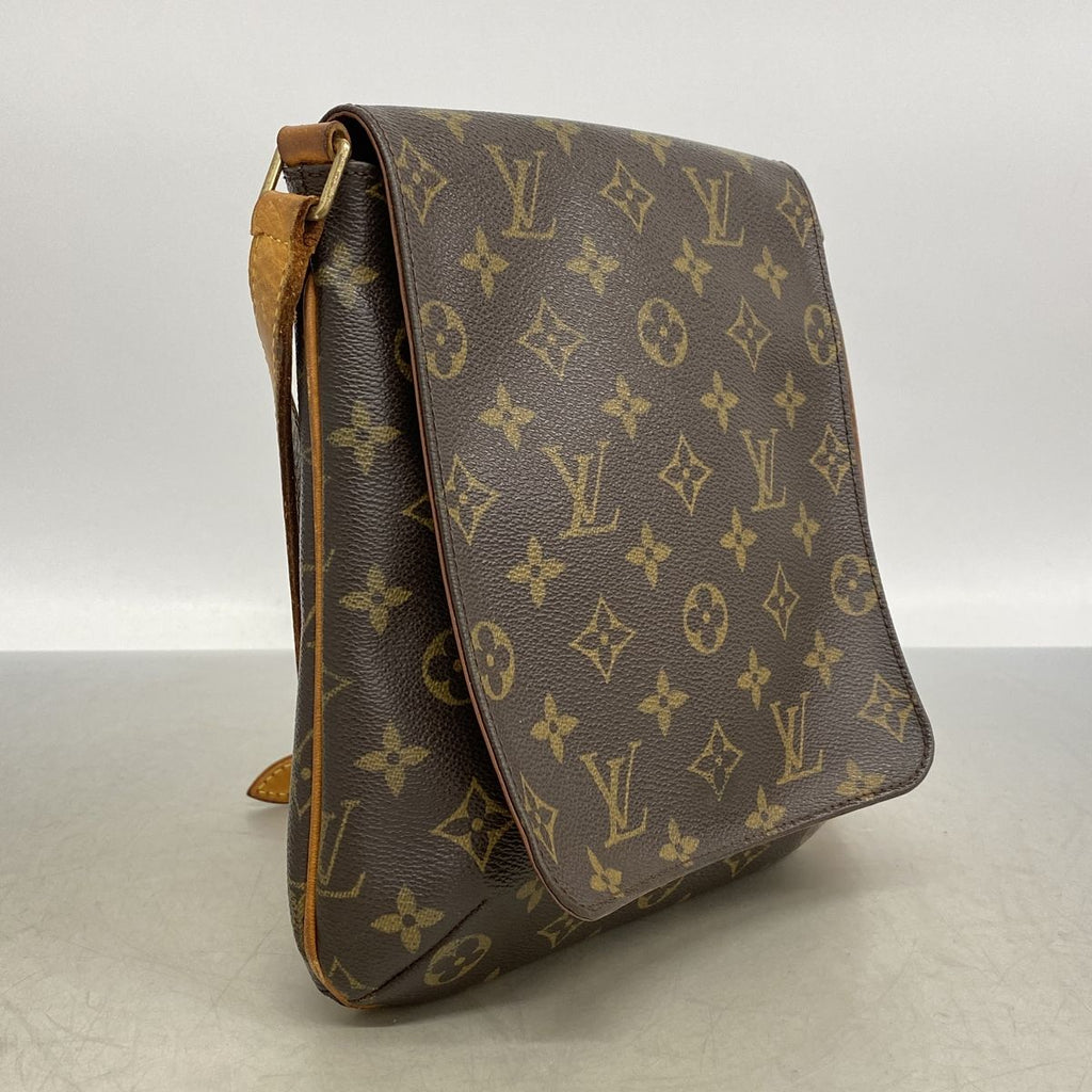 Louis Vuitton Shoulder Bag Monogram Musette Salsa Long Strap Brown — view 2