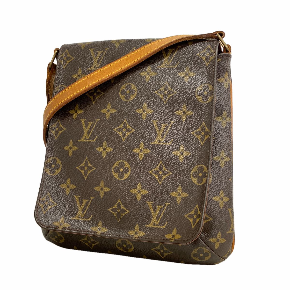 Louis Vuitton Shoulder Bag Monogram Musette Salsa Long Strap Brown