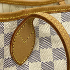 Louis Vuitton Tote Bag Damier Azur Neverfull MM White — view 7