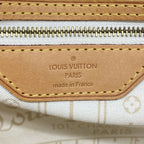 Louis Vuitton Tote Bag Damier Azur Neverfull MM White — view 5