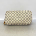 Louis Vuitton Tote Bag Damier Azur Neverfull MM White — view 3
