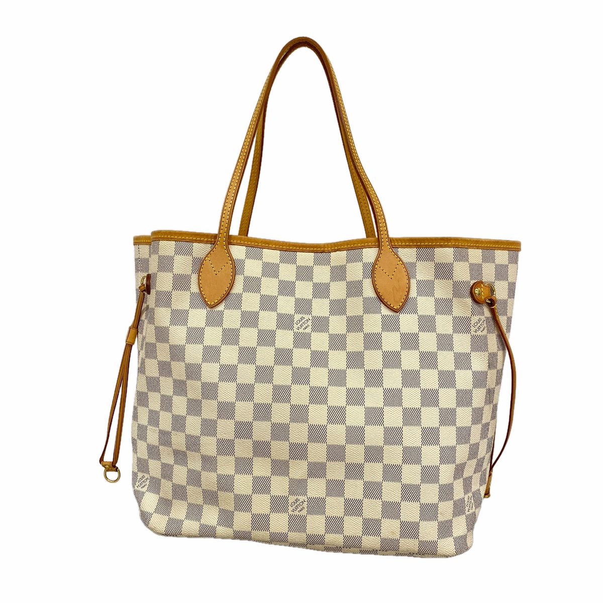 Louis Vuitton Tote Bag Damier Azur Neverfull MM White