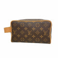 Louis Vuitton Clutch Monogram Rocker Dopp Kit Brown