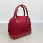 Louis Vuitton Handbag Monogram Satin Little Alma Rouge — view 2