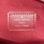 Louis Vuitton Handbag Monogram Satin Little Alma Rouge — view 5