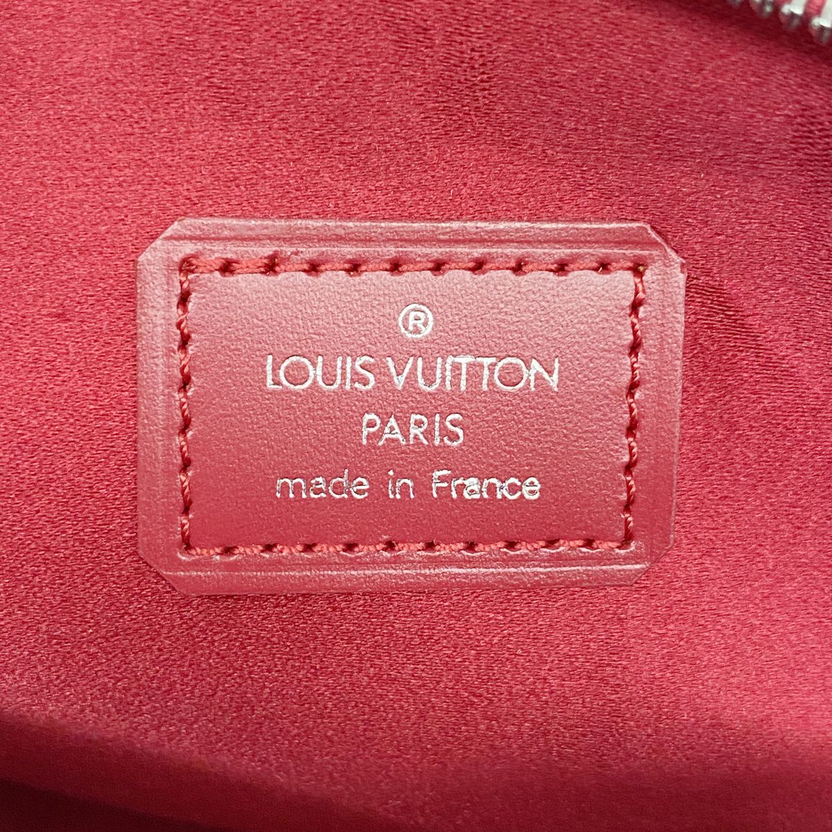 Louis Vuitton Handbag Monogram Satin Little Alma Rouge — view 5