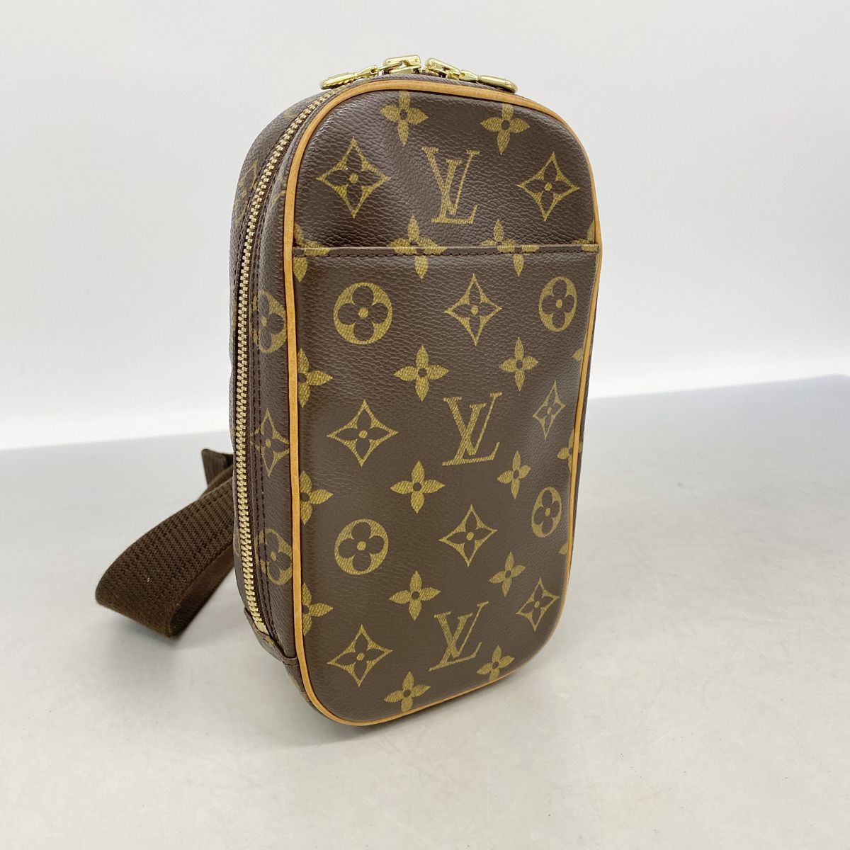 Louis Vuitton Belt Bag Monogram Pochette Gange Brown — view 2