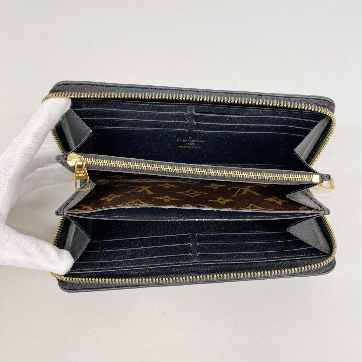 Louis Vuitton Wallet Monogram Retiro Zippy Noir — view 3