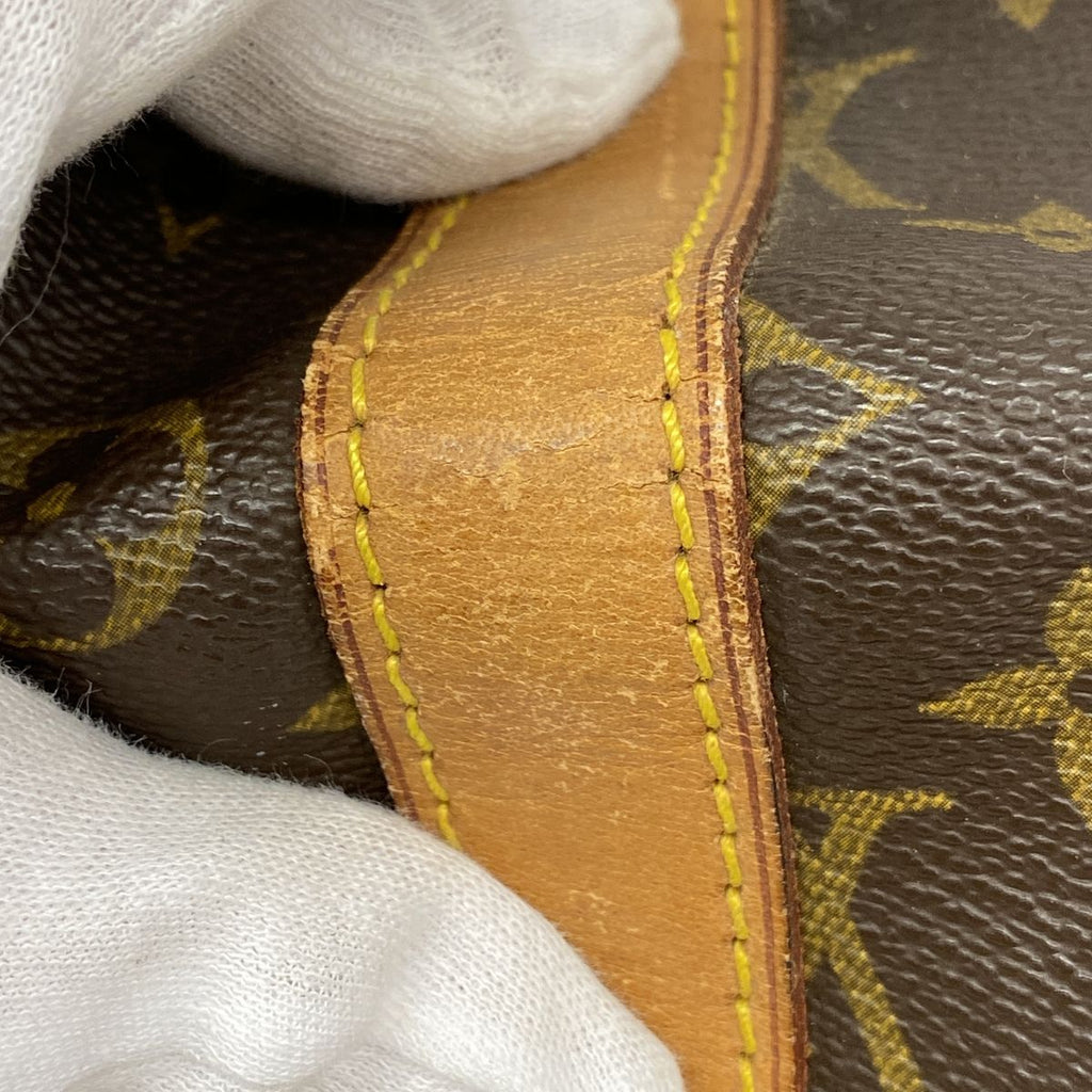 Louis Vuitton Boston Bag Monogram Keepall 55 Brown — view 7