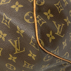 Louis Vuitton Boston Bag Monogram Keepall 55 Brown — view 6