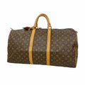 Louis Vuitton Boston Bag Monogram Keepall 55 Brown