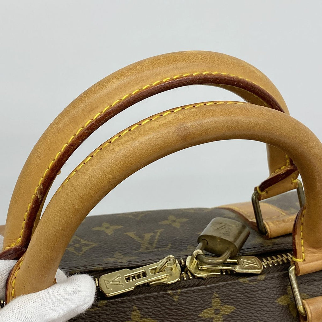 Louis Vuitton Boston Bag Monogram Keepall Bandouliere 60 Brown — view 8