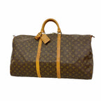 Louis Vuitton Boston Bag Monogram Keepall Bandouliere 60 Brown