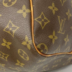 Louis Vuitton Boston Bag Monogram Keepall Bandouliere 60 Brown — view 6