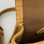 Louis Vuitton Shoulder Bag Monogram Gibeciere MM Brown — view 6