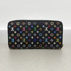 Louis Vuitton Wallet Monogram Multicolor Zippy Noir Violet — view 8