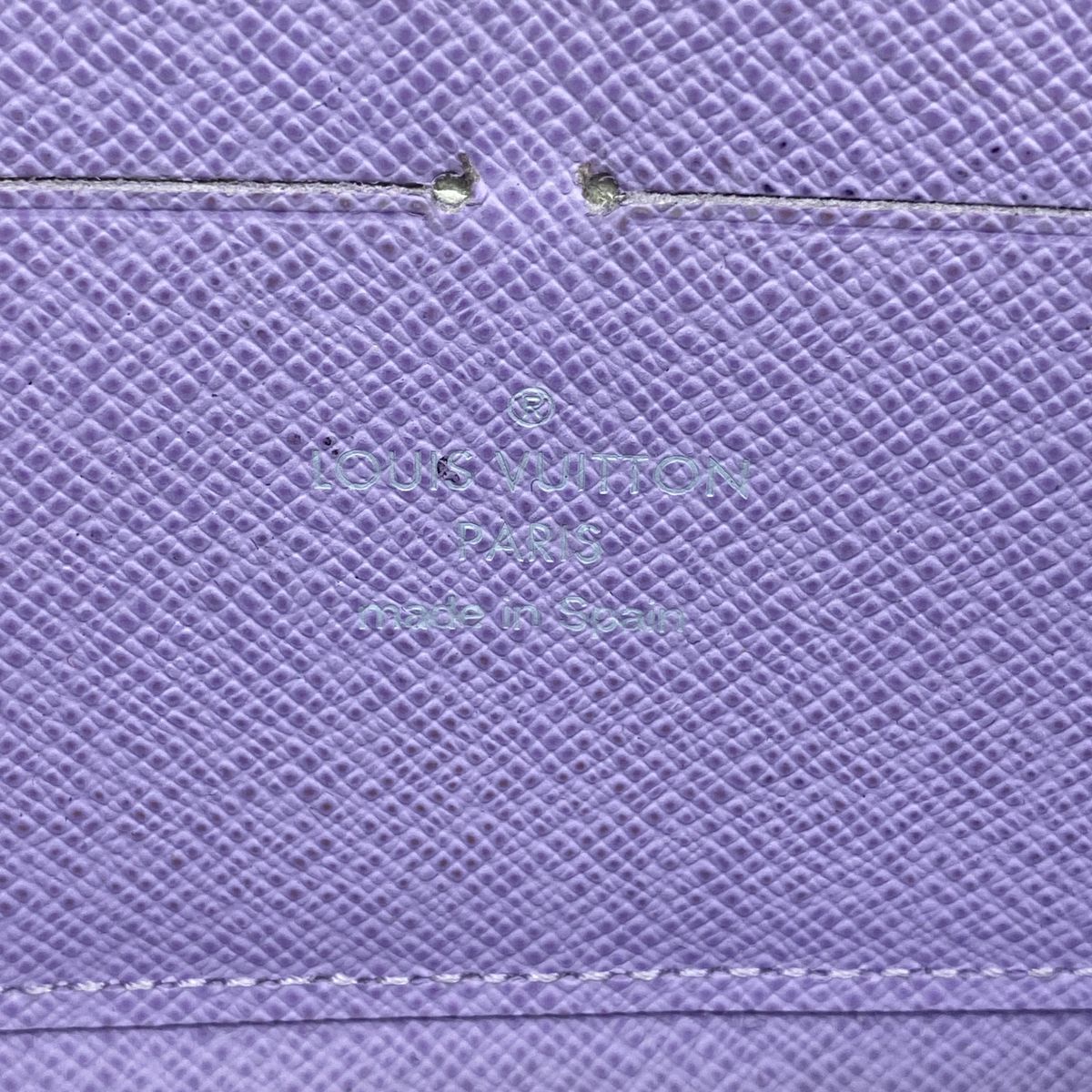 Louis Vuitton Wallet Monogram Multicolor Zippy Noir Violet — view 4