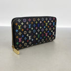 Louis Vuitton Wallet Monogram Multicolor Zippy Noir Violet — view 2