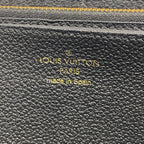 Louis Vuitton Wallet Monogram Empreinte Bicolor Zippy Black Beige — view 5
