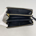 Louis Vuitton Wallet Monogram Empreinte Bicolor Zippy Black Beige — view 4