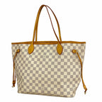 Louis Vuitton Tote Bag Damier Azur Neverfull MM Rose Ballerine