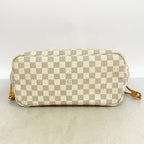 Louis Vuitton Tote Bag Damier Azur Neverfull MM Rose Ballerine — view 3