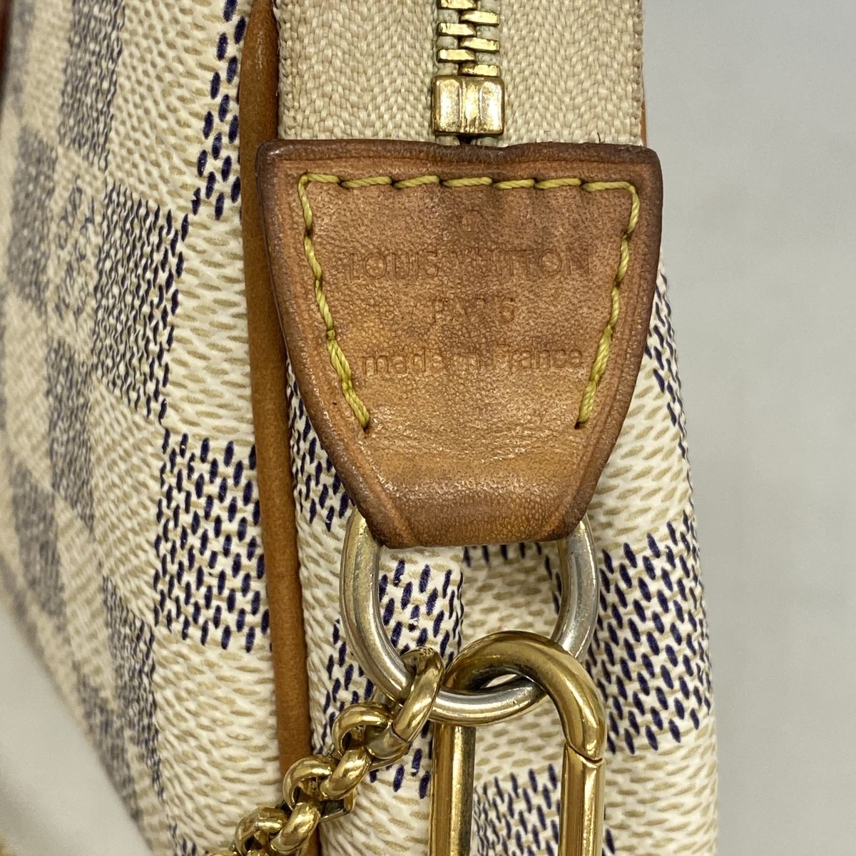 Louis Vuitton Handbag Damier Azur White 2-Way Bag — view 5