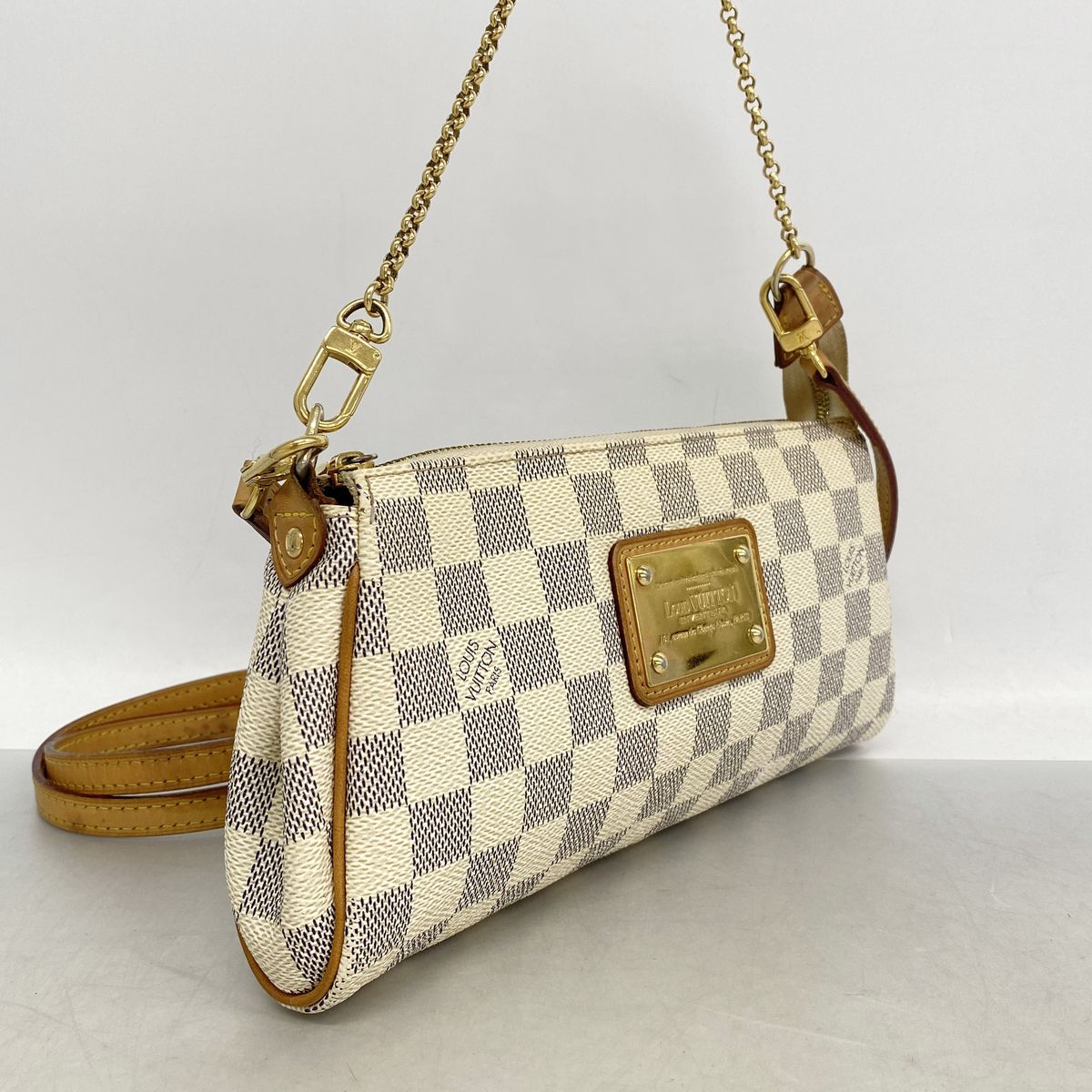 Louis Vuitton Handbag Damier Azur White 2-Way Bag — view 2