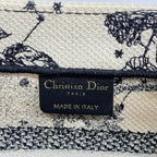 Dior Tote Bag Book Canvas White Black — view 5