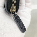 Chanel Wallet Quilted Caviar Leather Black Silver — view 7